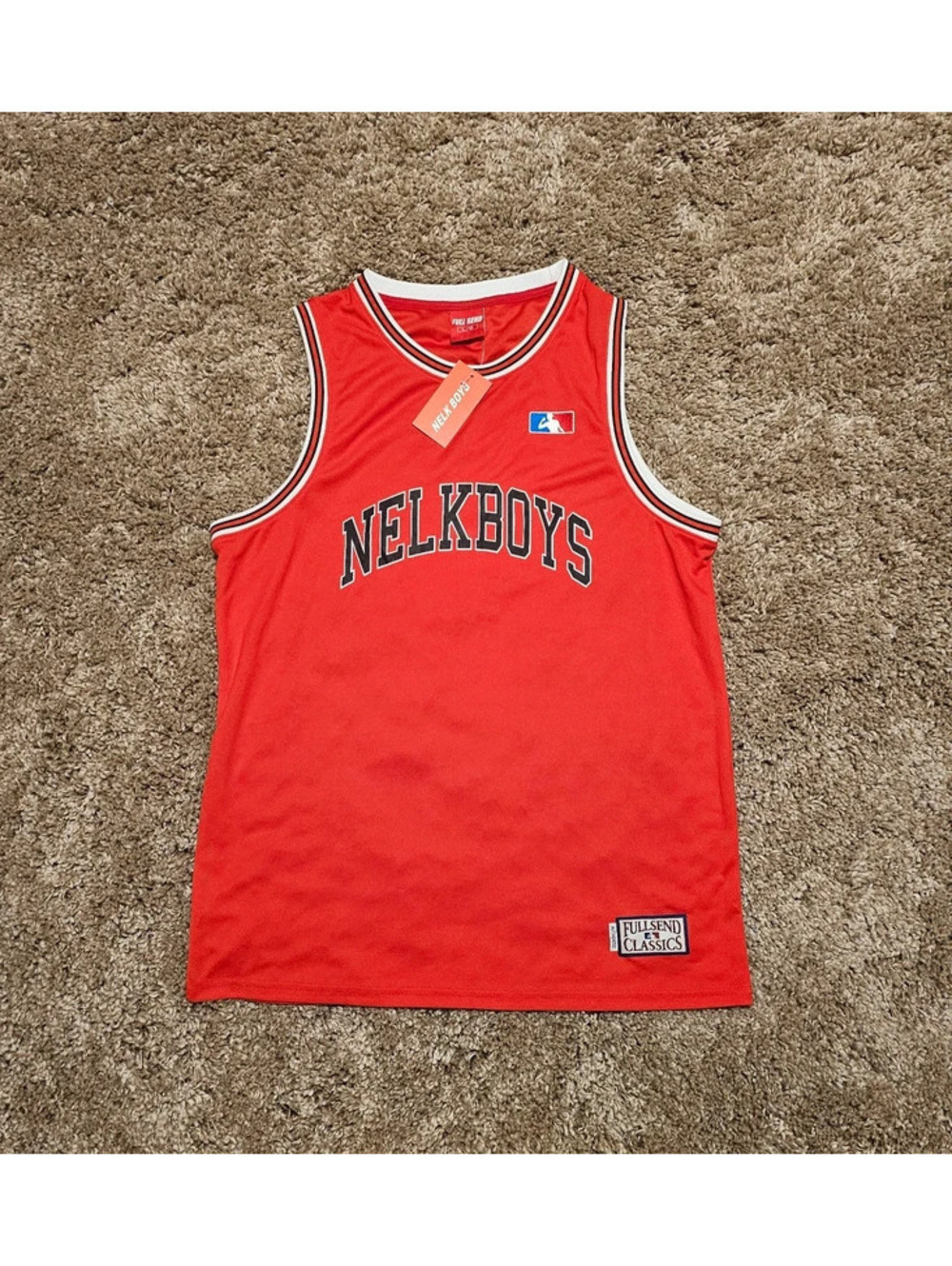 *NWT* Full Send Classic NelkBoys Red Tank Jersey - Sz Large